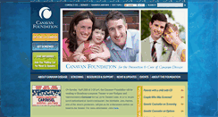 Desktop Screenshot of canavanfoundation.org